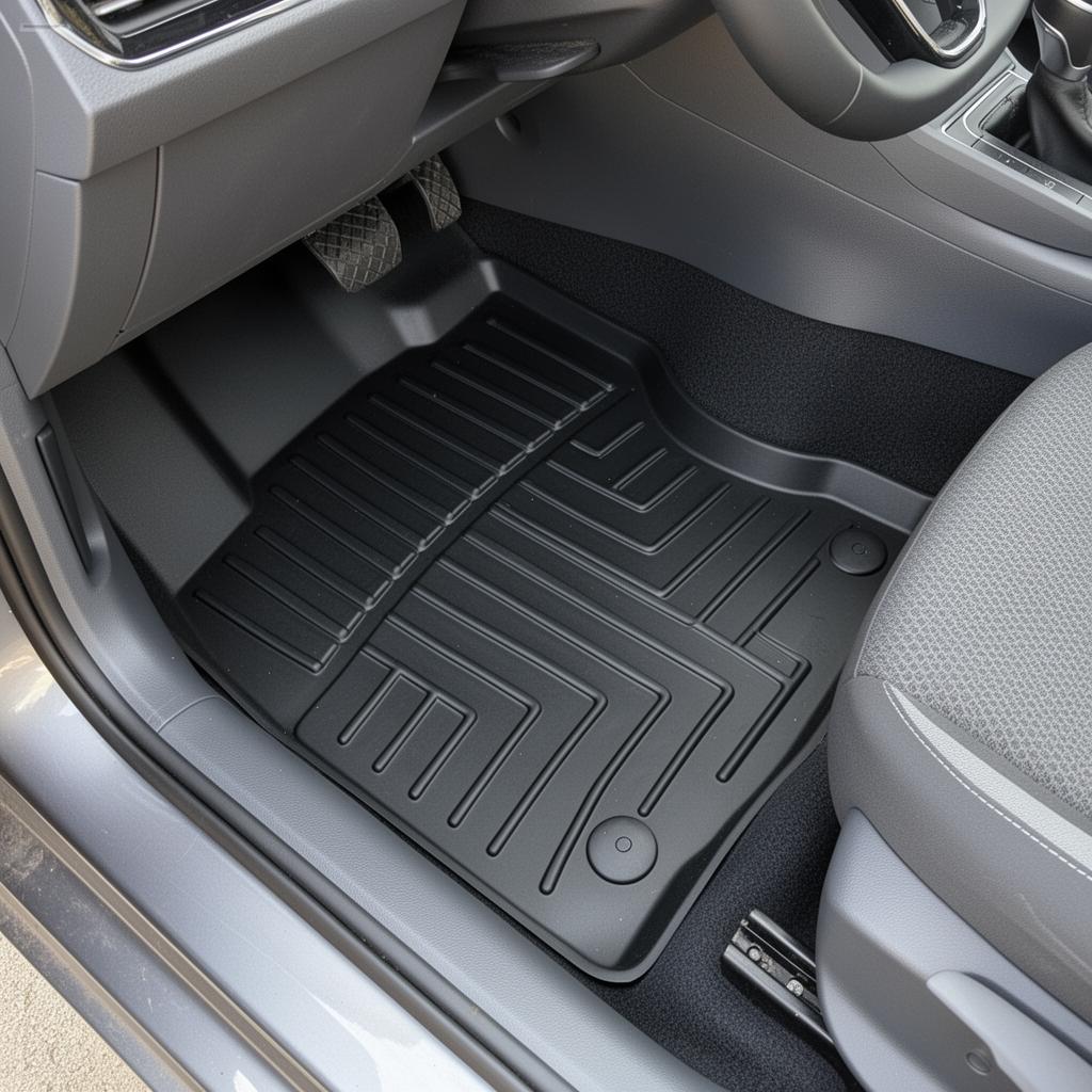 Tapete instalado no VW Virtus 2022